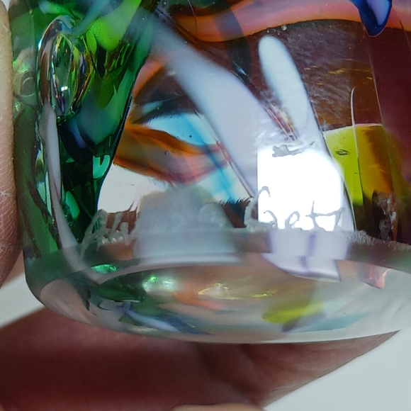 Alyssa Getz Paperweight signed - Picture 5 of 14